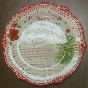 Festive Red and Green Sharing Plate